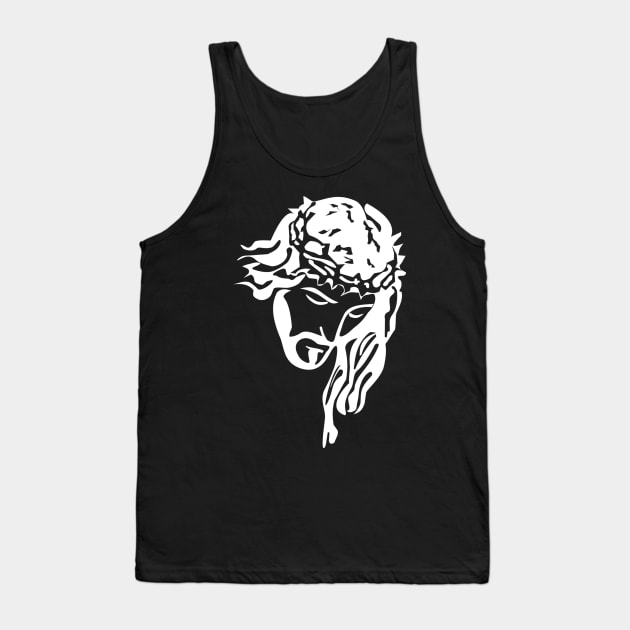 Jesus Desing Graphic Christian Jesus Christ Tank Top by albaley